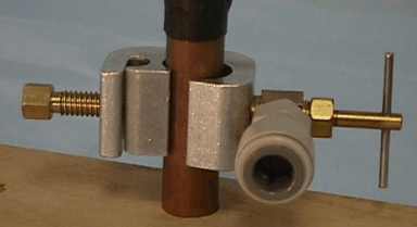 saddle valve