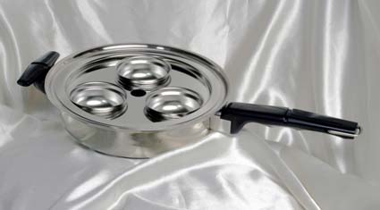 3 poacher & fry
                                              pan for vacumatic set