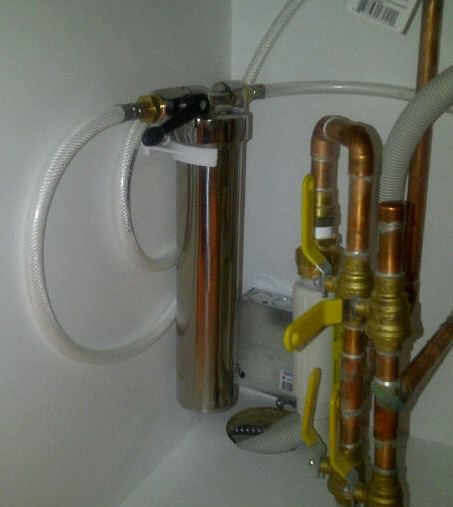 BelKraft 2000 under counter
water purifier. Stainless steel
water filter