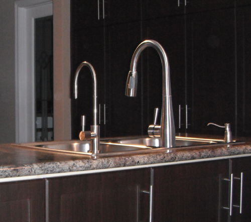 matching kitchen water
filter faucet image